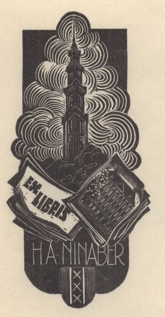 0289 Ex Libris Nederland : Dirk Govert van Luijn, 1946, Verzenden, Ex libris