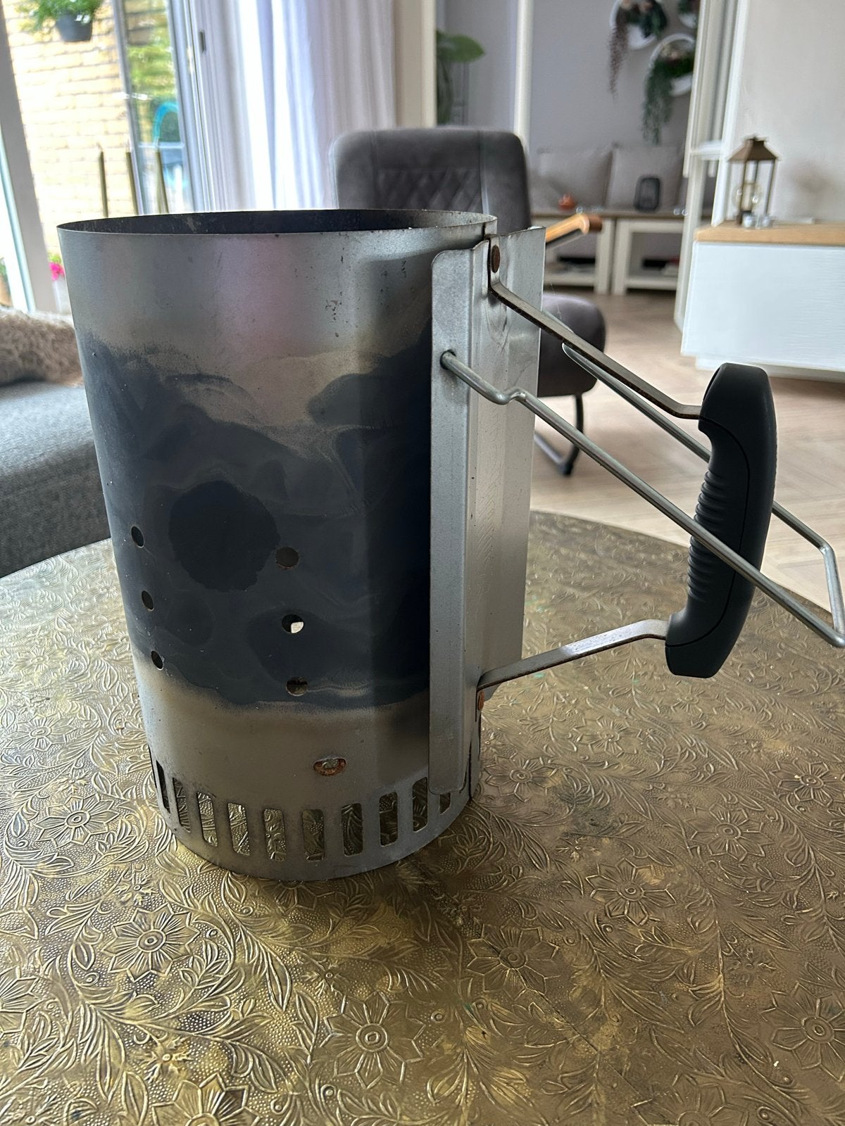 Weber Brikettenstarter - Snel en Eenvoudig BBQ Klaar, Ophalen, Gebruikt