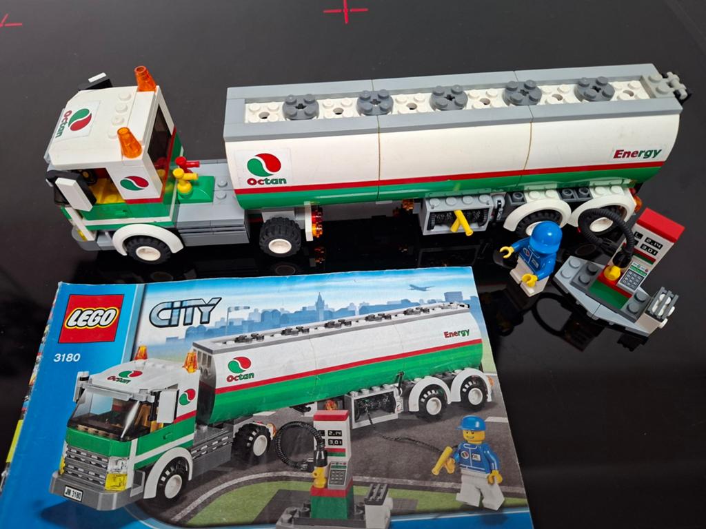 LEGO CITY 3180 TANKWAGEN, Lego, Ophalen of Verzenden, Compleet, Complete set