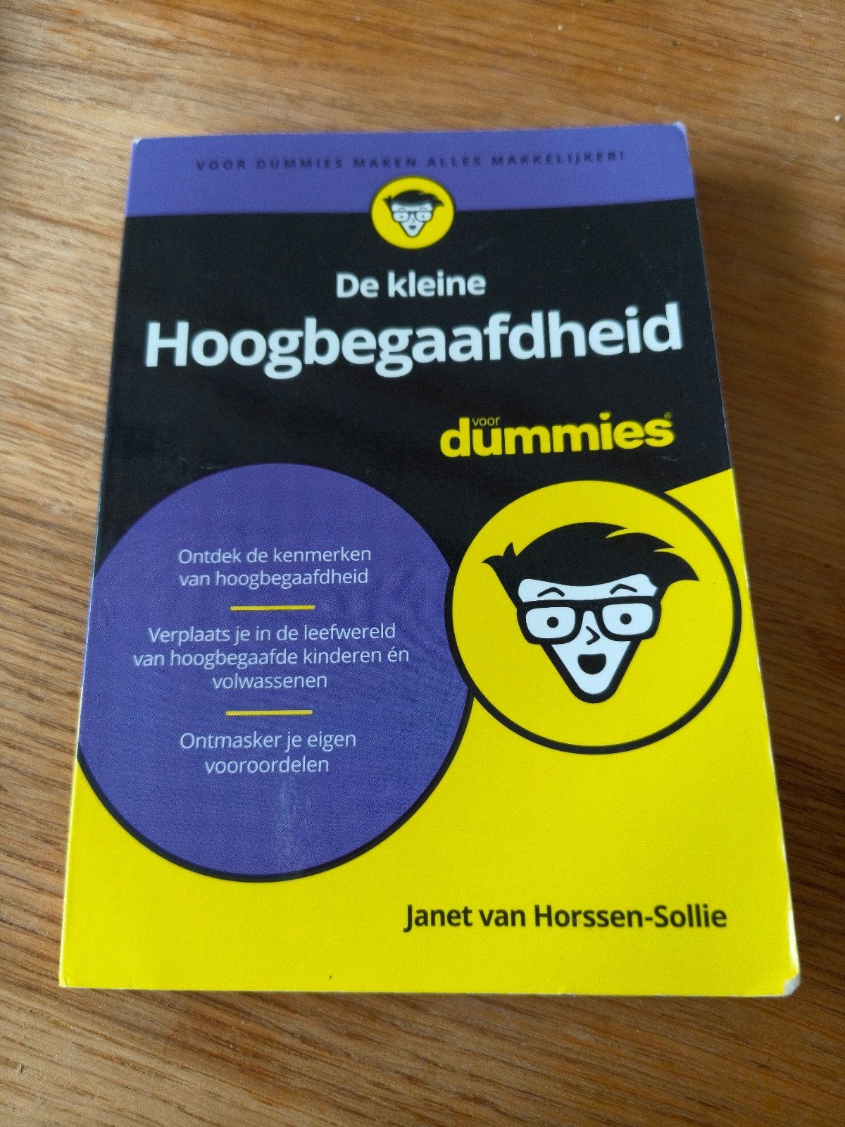 De kleine Hoogbegaafdheid voor Dummies - Janet van Horssen, Janet van Horssen-Sollie, Ophalen of Verzenden, Zo goed als nieuw