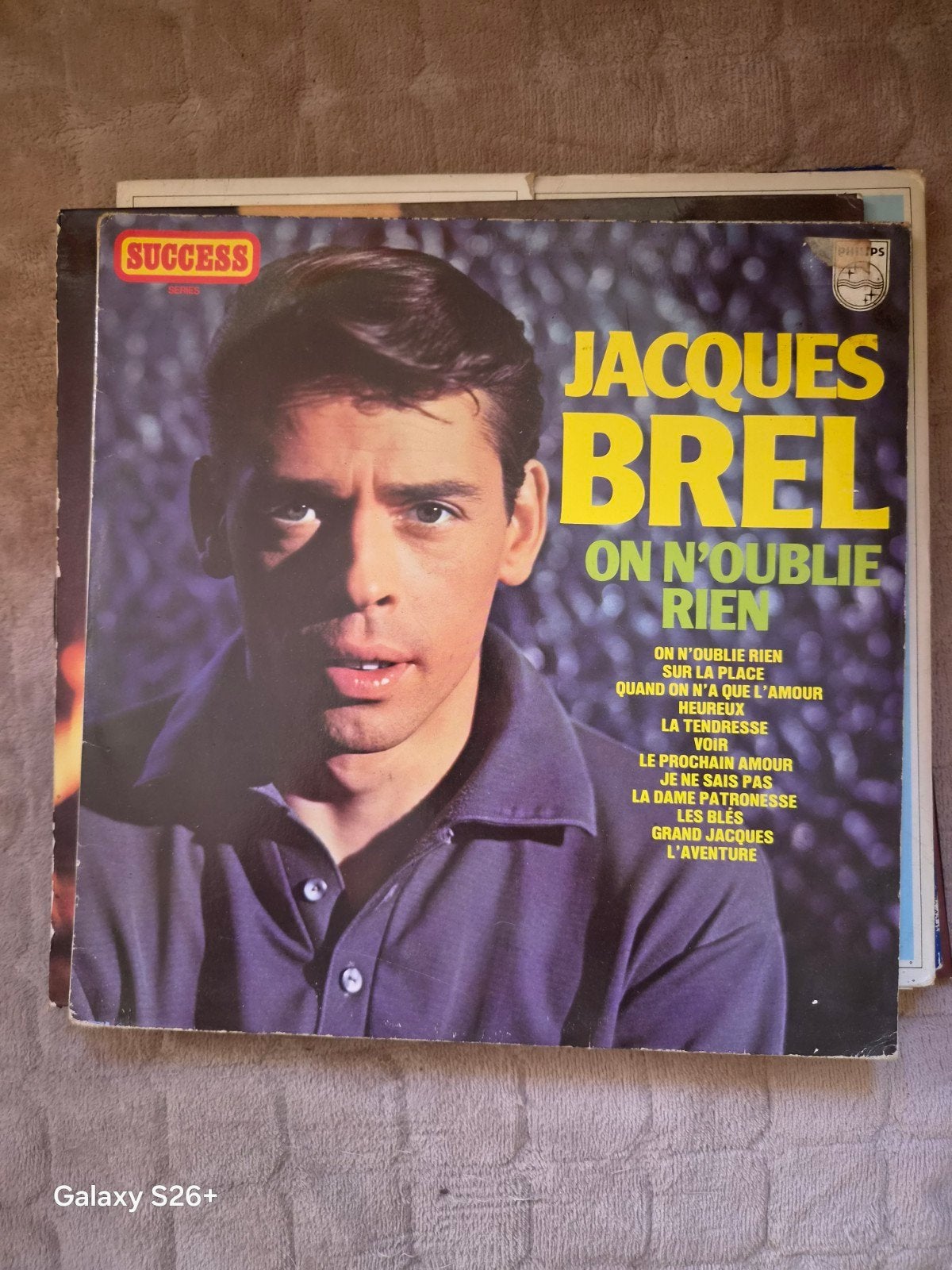Jacques Brel - On n'oublie rien (LP, Pop, Frans), LP, Gebruikt, Ophalen of Verzenden, Pop