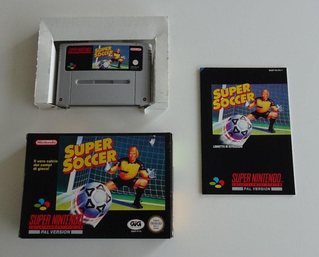 Super Soccer Compleet voor Super Nintendo, Ophalen, Overige genres, 2 spelers, Zo goed als nieuw
