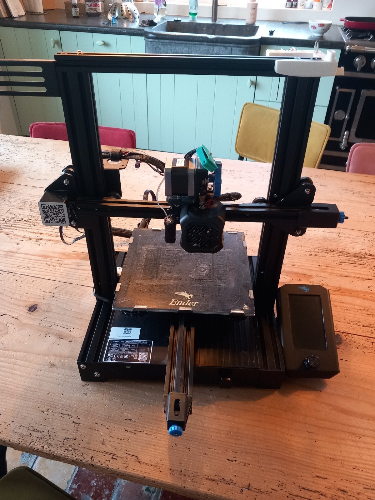 Creality ender 3 v2 met accessoires, Computers en Software, 3D Printers, Gebruikt, Filament, Ophalen