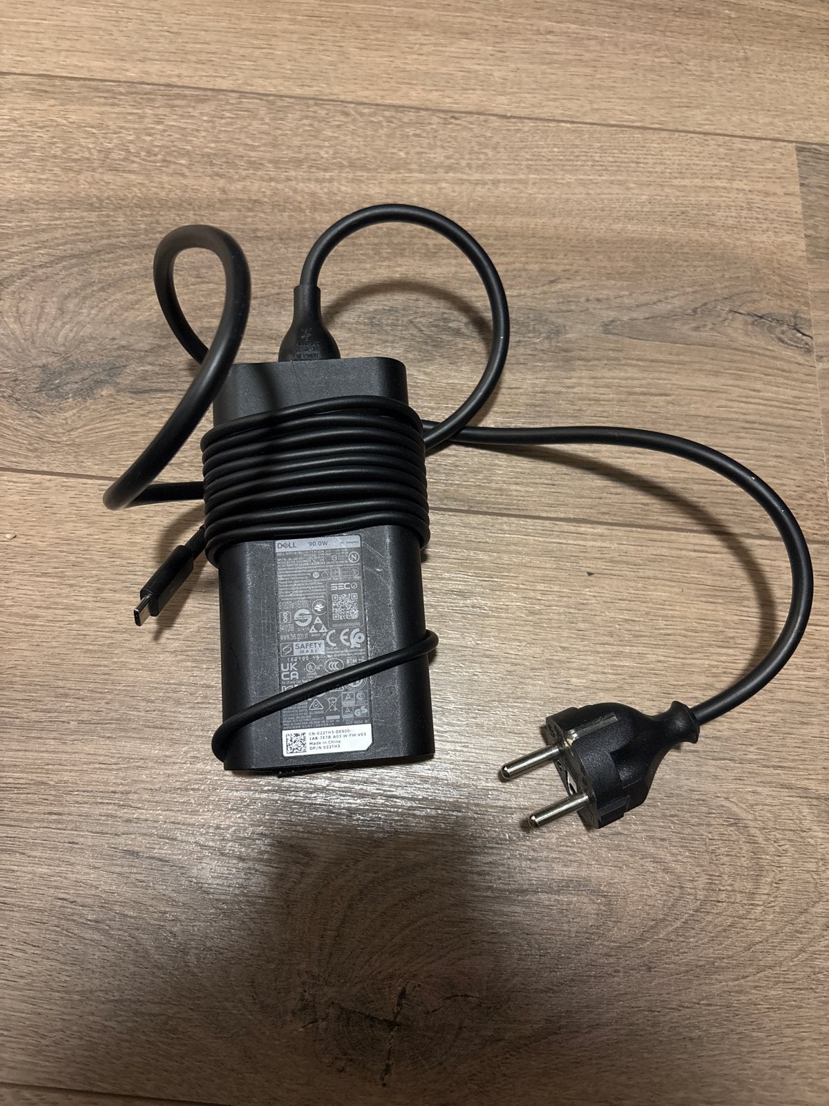 Dell 90W USB-C Laptop Lader - Origineel, Computers en Software, Laptop-opladers, Ophalen of Verzenden, Gebruikt