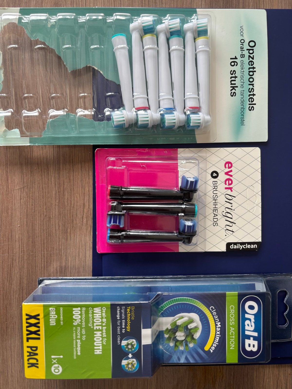 Oral-B opzetborstels - 10x merkloos, 10x Oral-B (nieuw), Ophalen, Nieuw, Mondverzorging