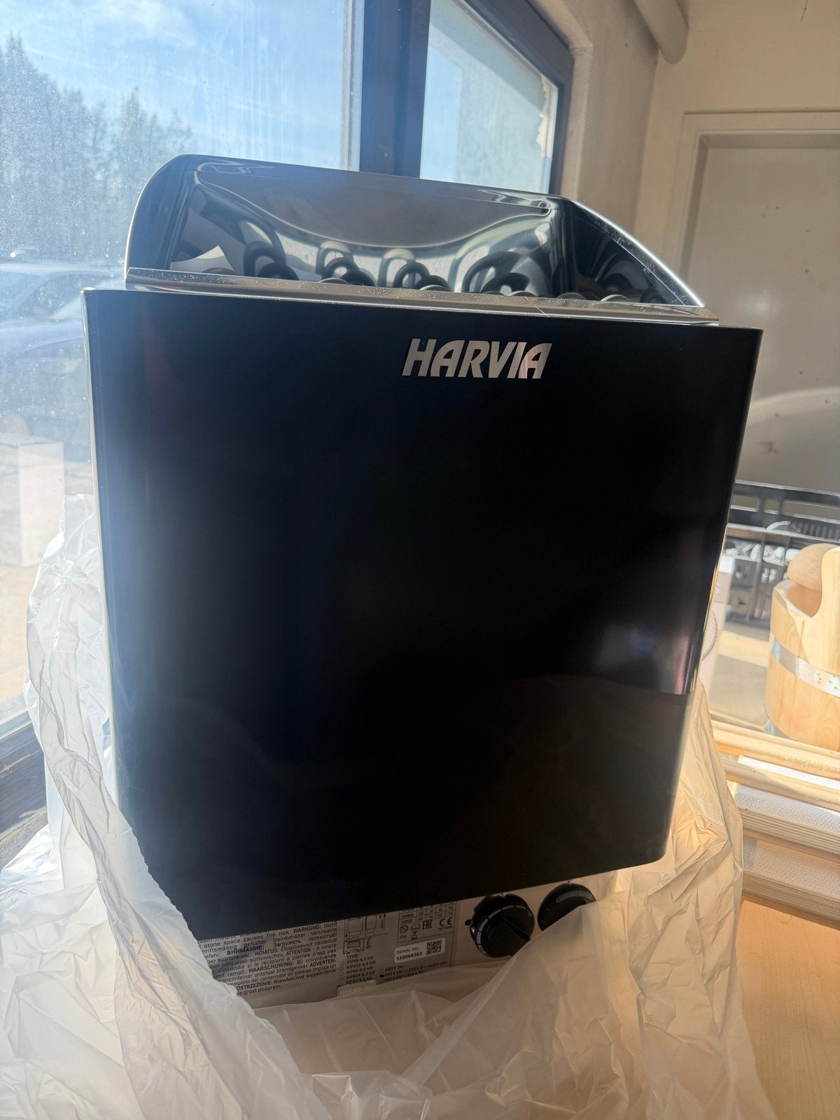 Harvia Sauna Kachel met Accessoires - Zo goed als nieuw, Sport en Fitness, Ophalen of Verzenden, Zo goed als nieuw, Fins of Traditioneel