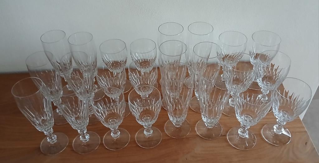 Kristallen servies, Ophalen