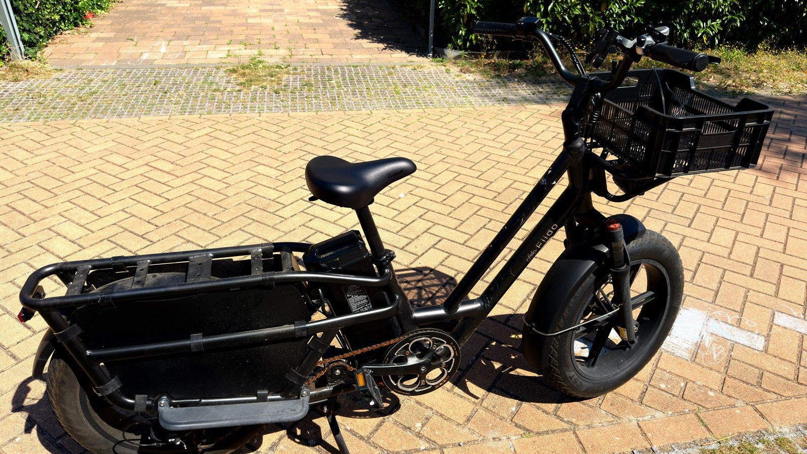 Fiido T2 Longtail Bakfiets - Zo goed als nieuw, Fietsen en Brommers, Zo goed als nieuw, Minder dan 47 cm, 50 km per accu of meer