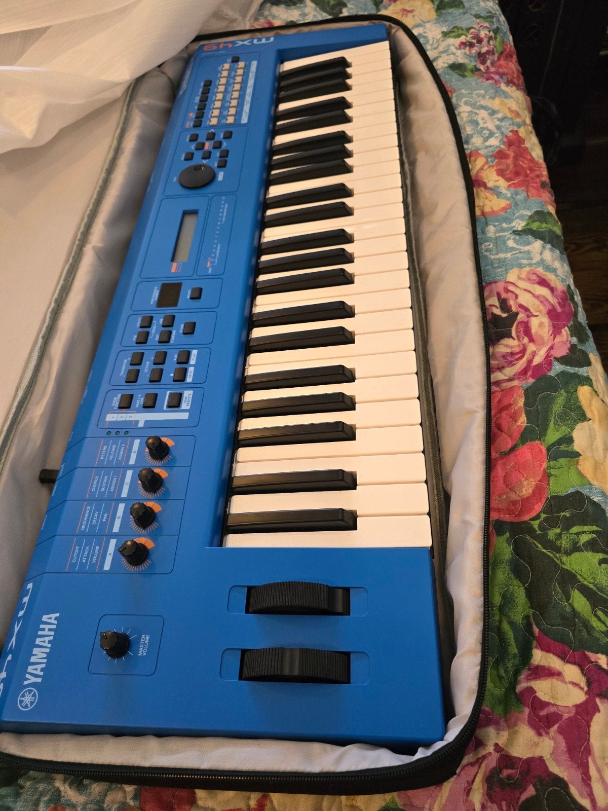 Yamaha MX 49 BU Blaauw, Yamaha, Zo goed als nieuw, Aanslaggevoelig, Ophalen