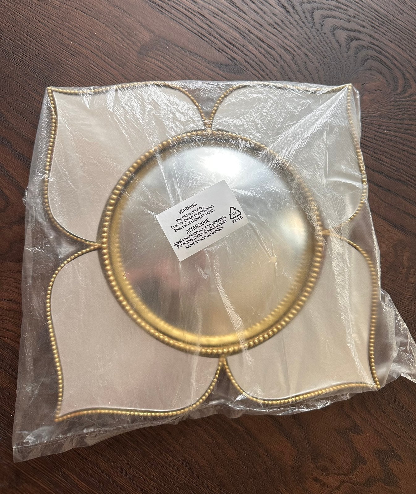 Spiegel Convesso Marokkaanse stijl goud 38 cm NIEUW, Huis en Inrichting, Woonaccessoires | Spiegels, Ophalen, Minder dan 50 cm