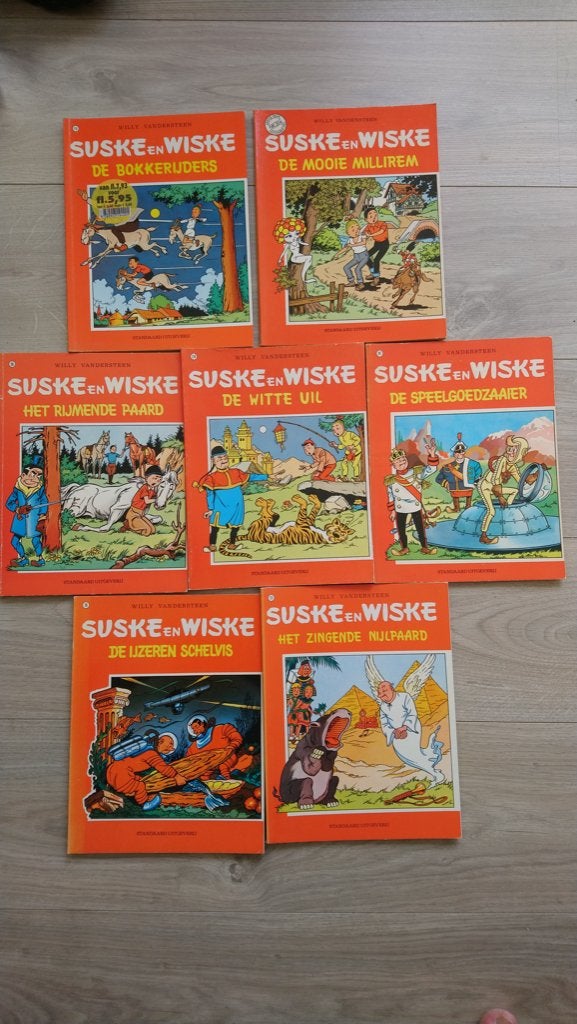 Suske en Wiske, de laatste boekjes die ik nog heb, Boeken, Meerdere stripboeken, Ophalen of Verzenden, Zo goed als nieuw, Willy Vandersteen
