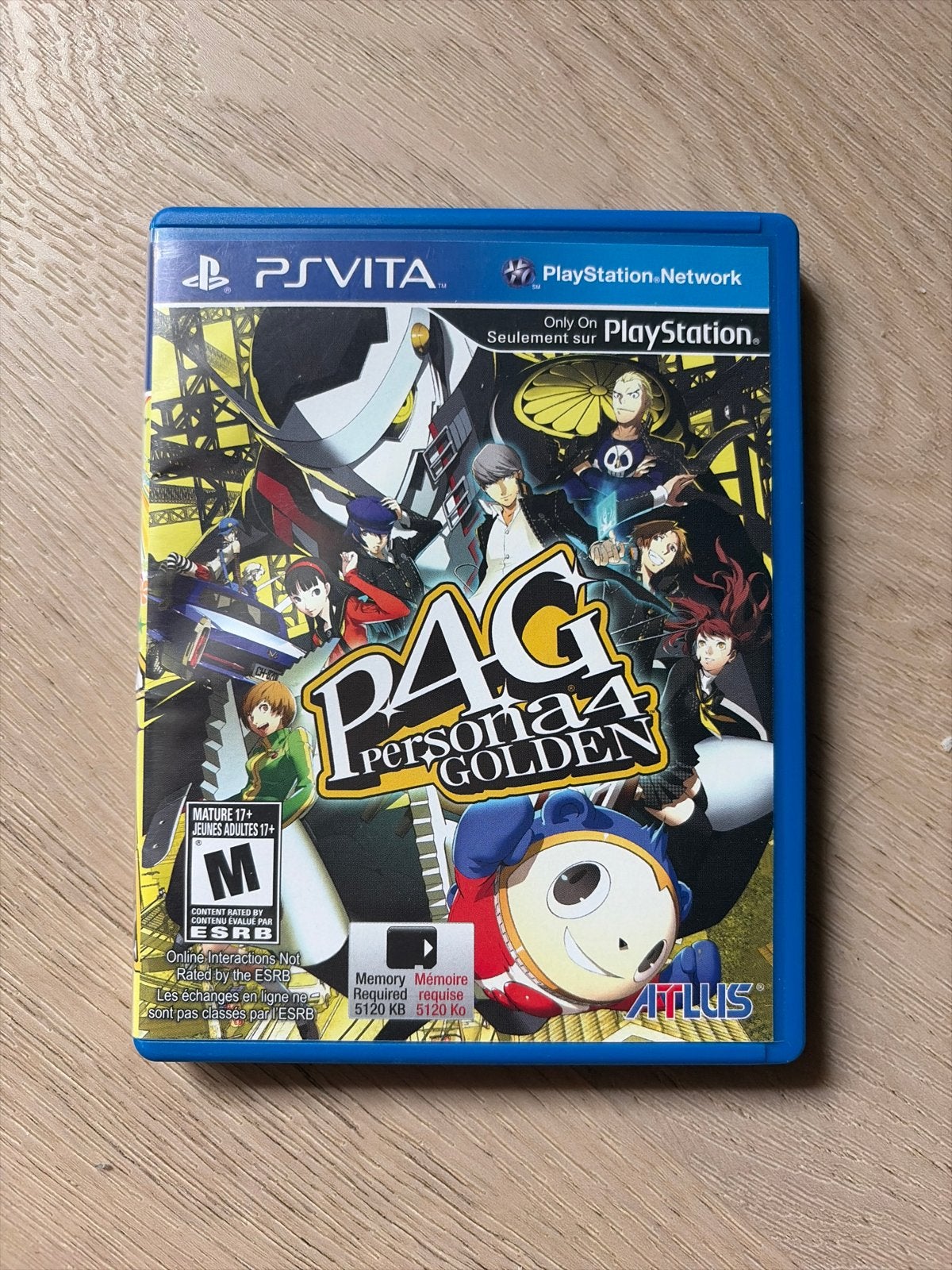 Persona 4 Golden PS Vita, Online, 1 speler, Ophalen of Verzenden, Zo goed als nieuw