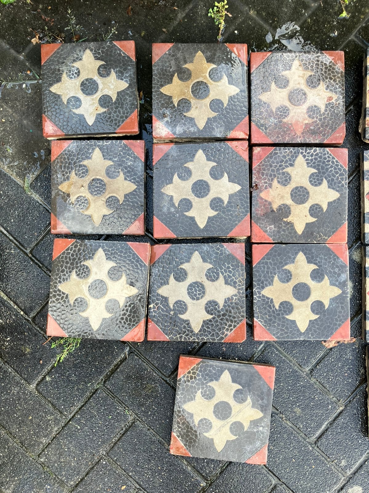 Antieke plavuizen / estrikken, Ophalen, Overige materialen, Zo goed als nieuw, 20 tot 40 cm