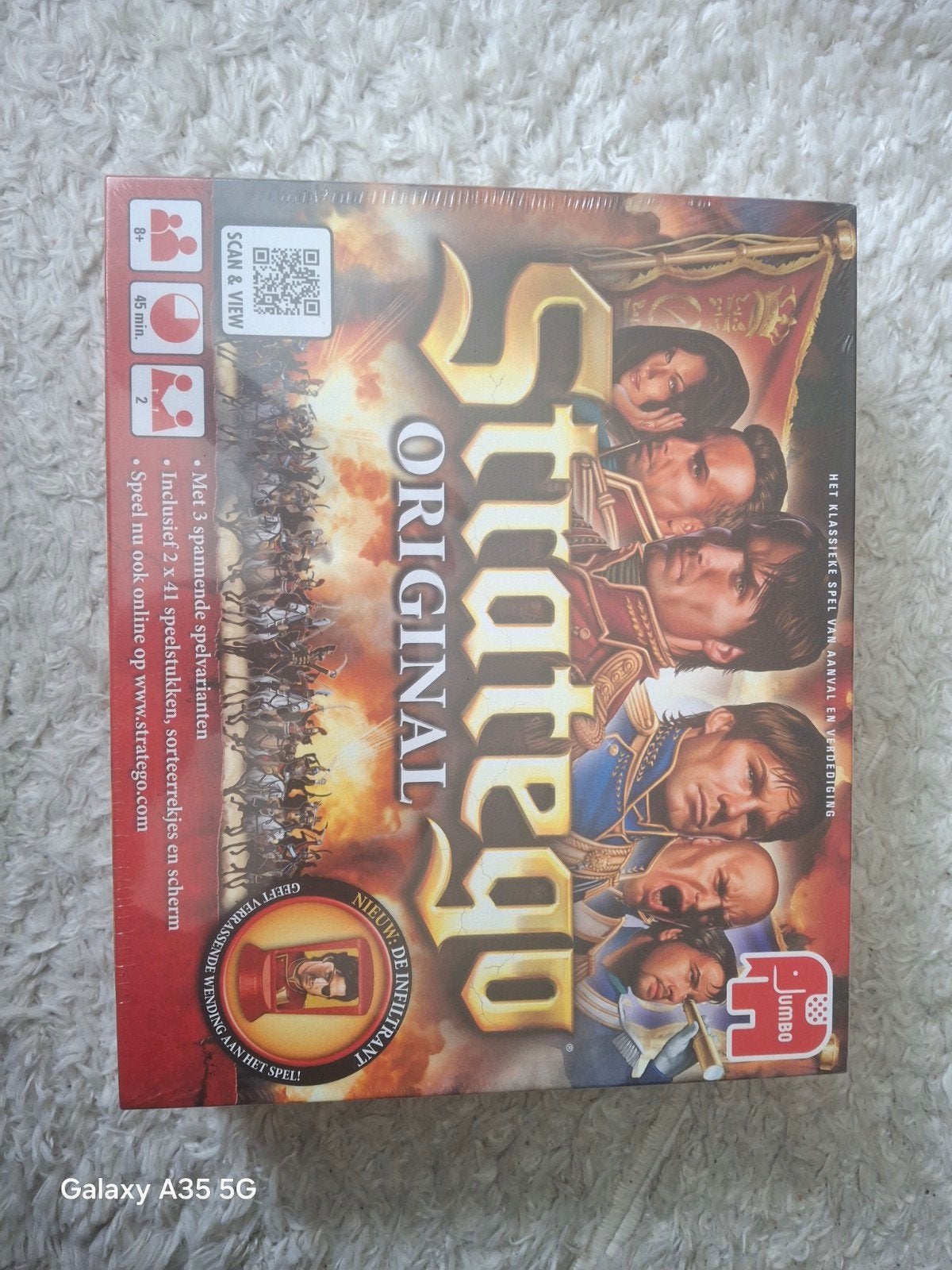 Stratego Original Bordspel - Nieuw in Verpakking, Een of twee spelers, Ophalen of Verzenden, Nieuw, Jumbo