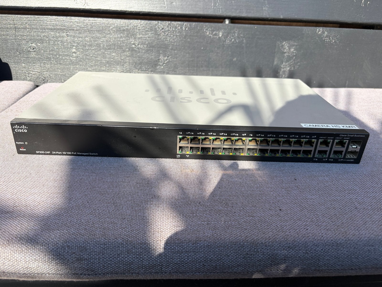Cisco SF300-24P 24-Poort Managed PoE Switch, Ophalen of Verzenden, Gebruikt