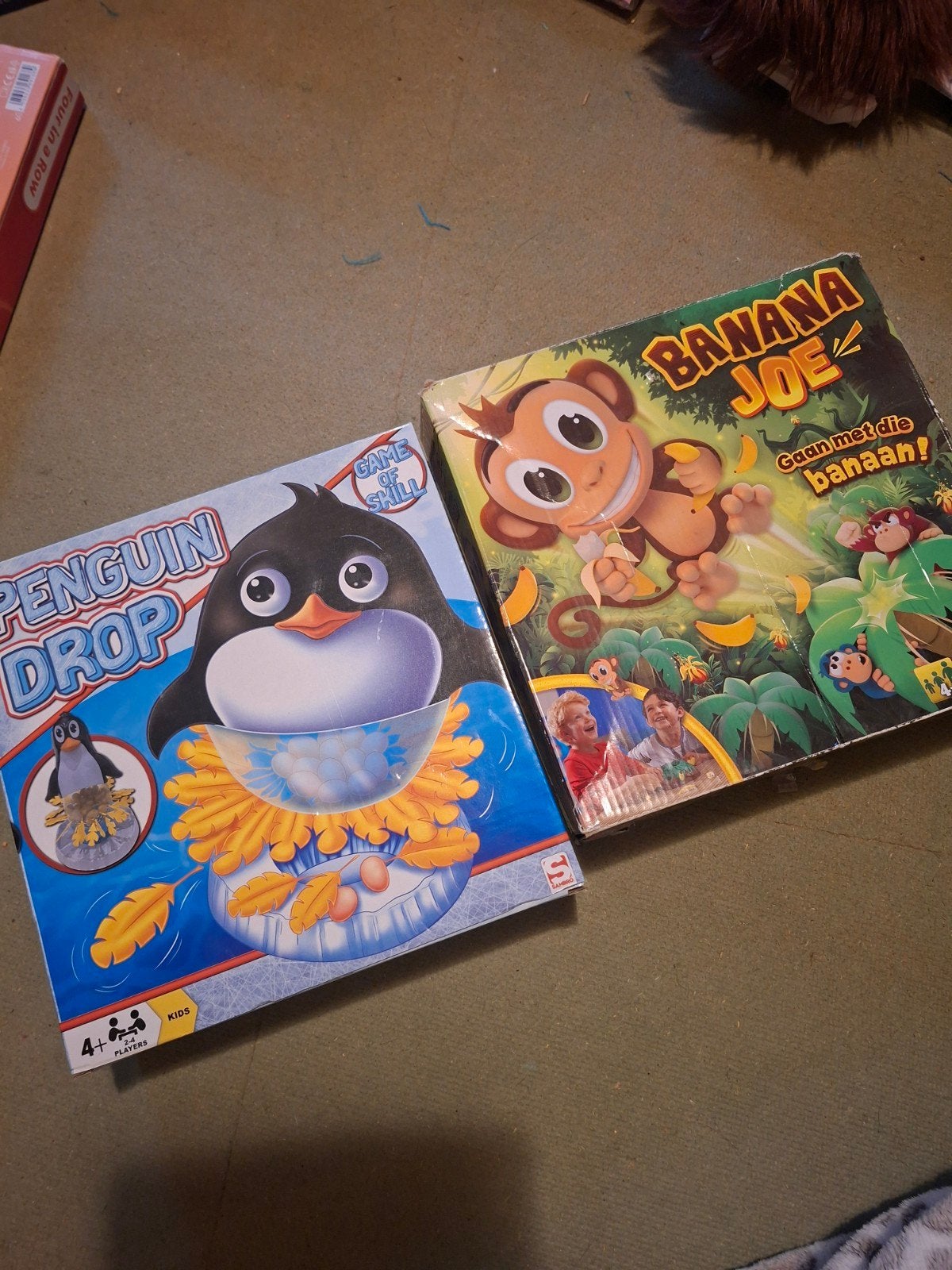 Banana Joe en Penguin Drop bordspellen, Ophalen of Verzenden