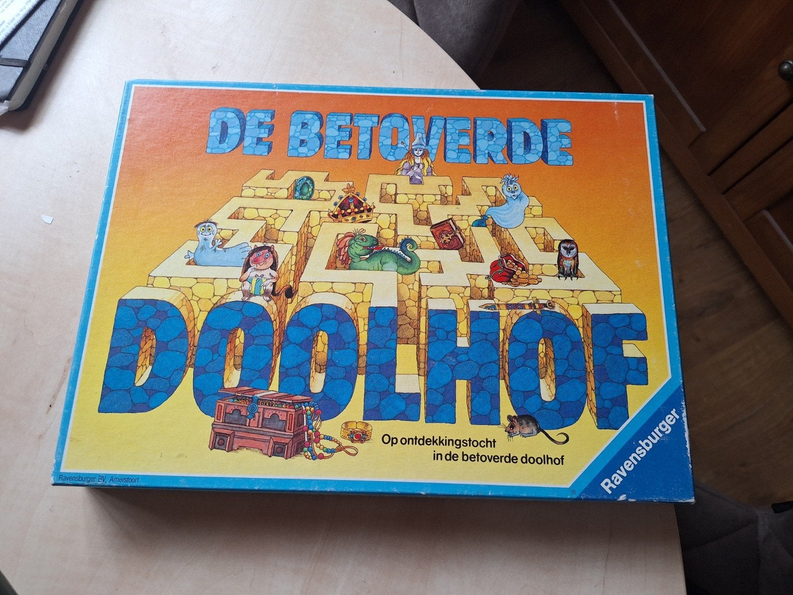 Betoverde Doolhof compleet., Hobby en Vrije tijd, Gezelschapsspellen | Bordspellen, Ophalen of Verzenden, Zo goed als nieuw