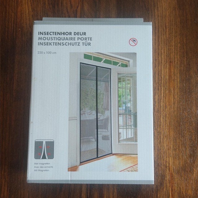 Nieuw vliegengordijn met magneet sluiting; nooit gebruikt, Doe-het-zelf en Verbouw, Deuren en Horren, Kunststof, Hordeur, Nieuw