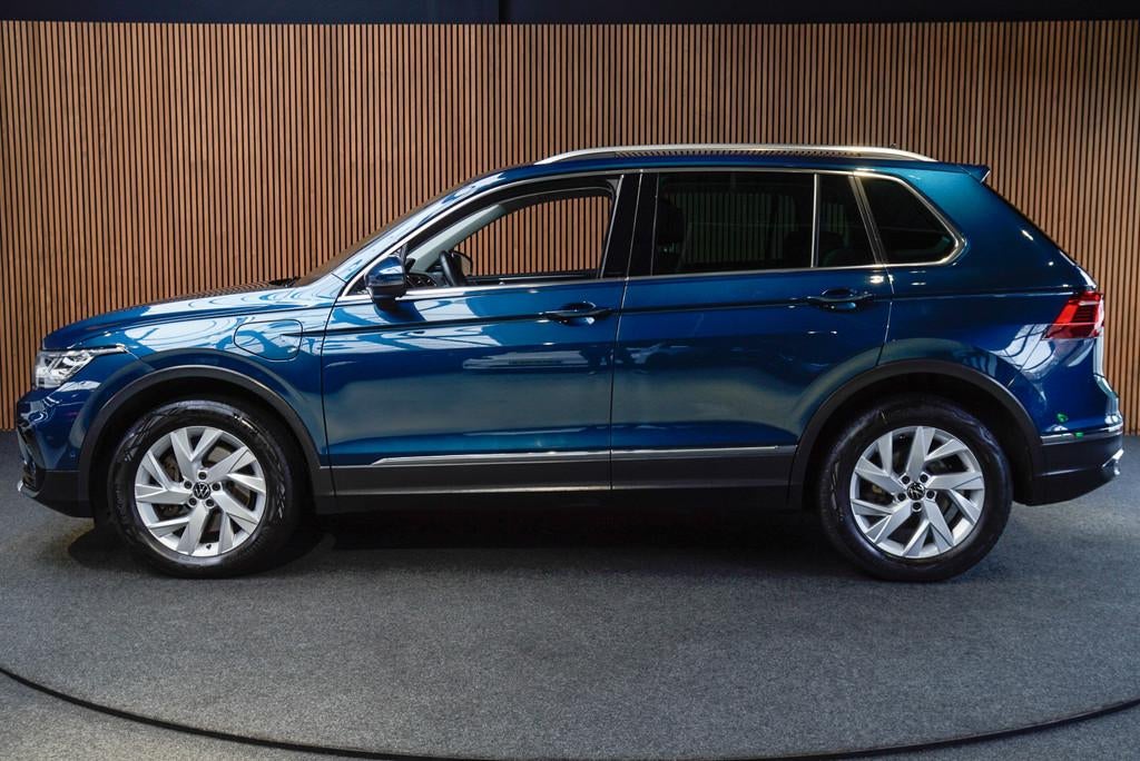 Volkswagen Tiguan 1.4 TSI eHybrid HUD Leer Navi 360 Memory, Automaat, Blauw, Vierwielaandrijving, Hybride Elektrisch/Benzine