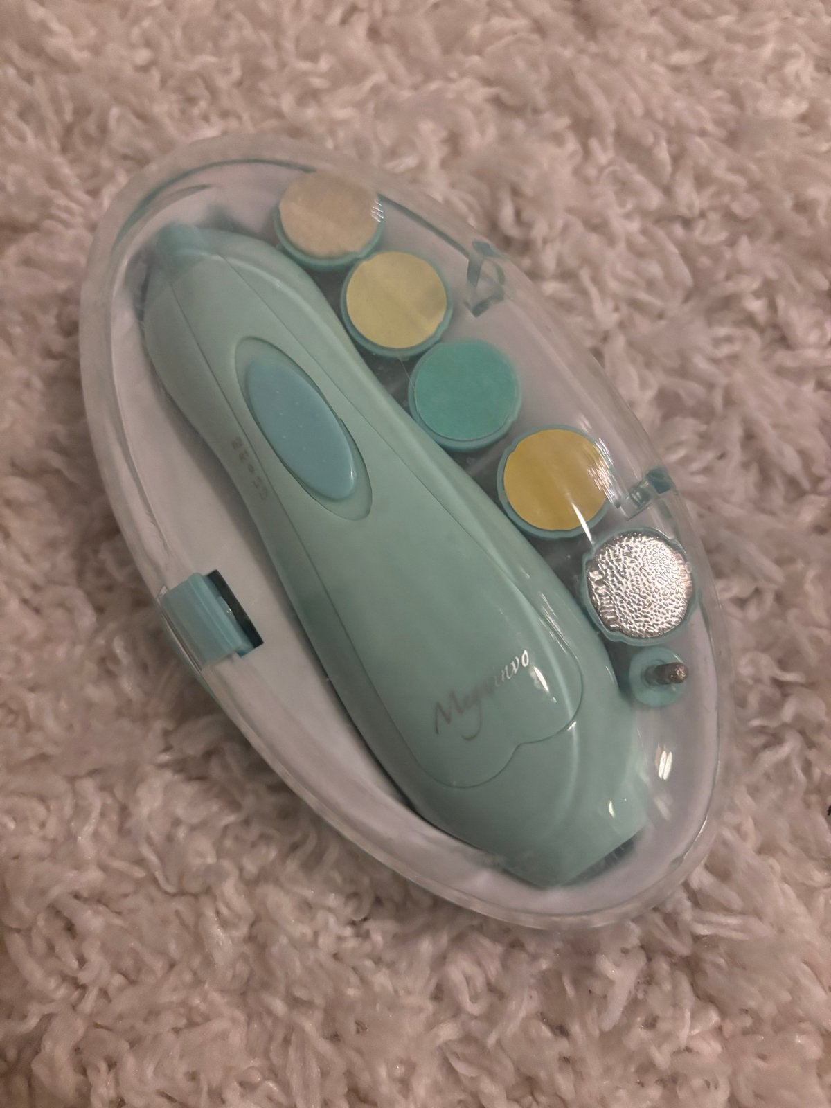 Elektrische Baby Nagelvijl Set Electric Baby Nails Clipper, Ophalen of Verzenden, Zo goed als nieuw