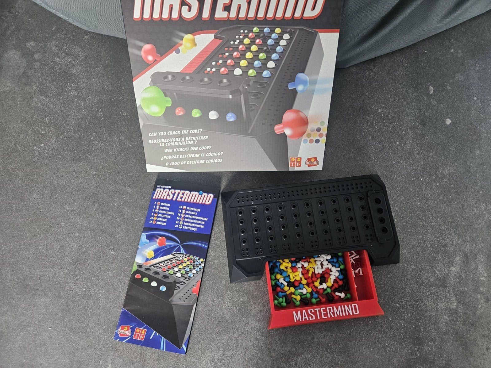 Mastermind bordspel - Klassiek codekraakspel, Hobby en Vrije tijd, Een of twee spelers, Ophalen, Zo goed als nieuw, Parker Brothers