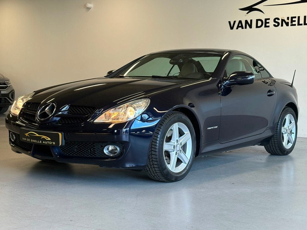 Mercedes-Benz SLK-klasse 200 K. NIEUWSTAAT/LEDER/PDC/STOELVE, 13 km/l, Achterwielaandrijving, Gebruikt, 4 cilinders