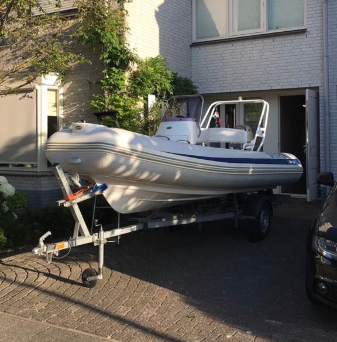Grand Golden Line 480 met Yamaha F60 en Knott trailer, Gebruikt, Buitenboordmotor, Grand, Ophalen