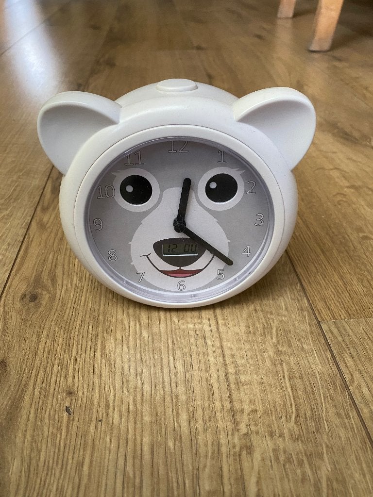 ZAZU slaaptrainer en kinderwekker - wit, Ophalen of Verzenden, Zo goed als nieuw, Analoog