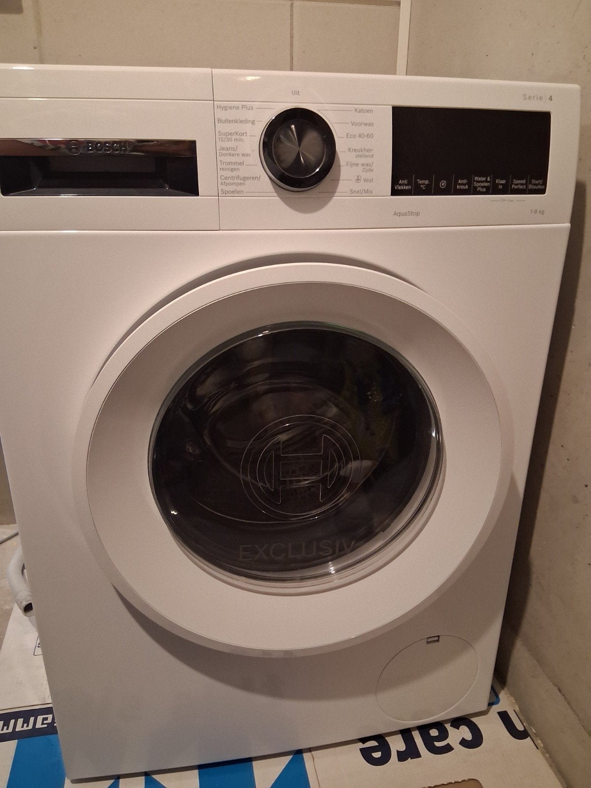 Bosch Serie 4 WGG04409NL EXCLUSIV Wasmachine, 1200 tot 1600 toeren, 8 tot 10 kg, Ophalen of Verzenden, Zo goed als nieuw