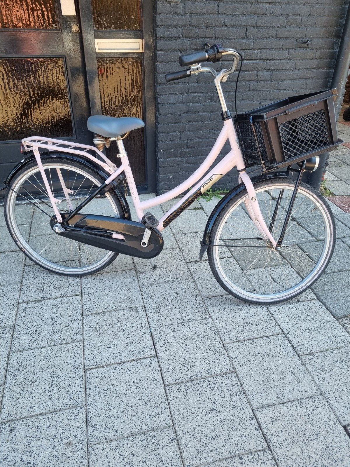 Meisjesfiets Sparta Pick-up 26 inch, Fietsen en Brommers, Fietsen | Meisjes, Terugtraprem, Gebruikt, Sparta pickup, Versnellingen