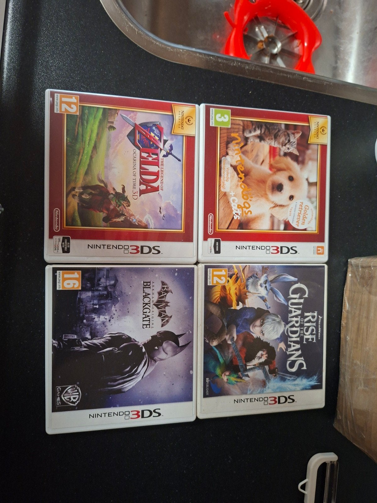 Nintendo 3DS Games: Zelda, Nintendogs, Batman,, Ophalen of Verzenden, Zo goed als nieuw