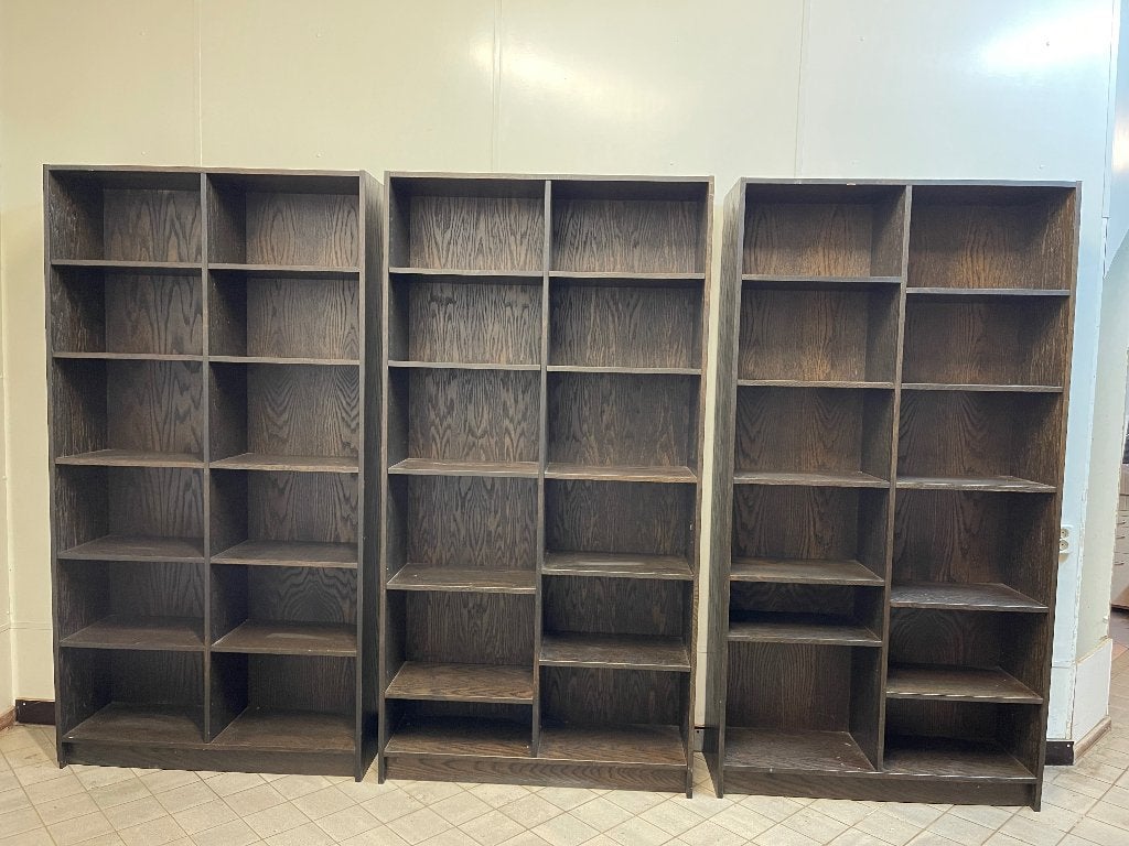 Vintage Scandinavian design cabinets/bookcases, Met plank(en), Gebruikt, Overige materialen, 100 tot 150 cm