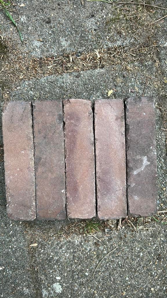 Gebruikte klinkers, ca. 10 m², voor terras of pad, Ophalen, Klinkers, Zo goed als nieuw, 10 m² of meer