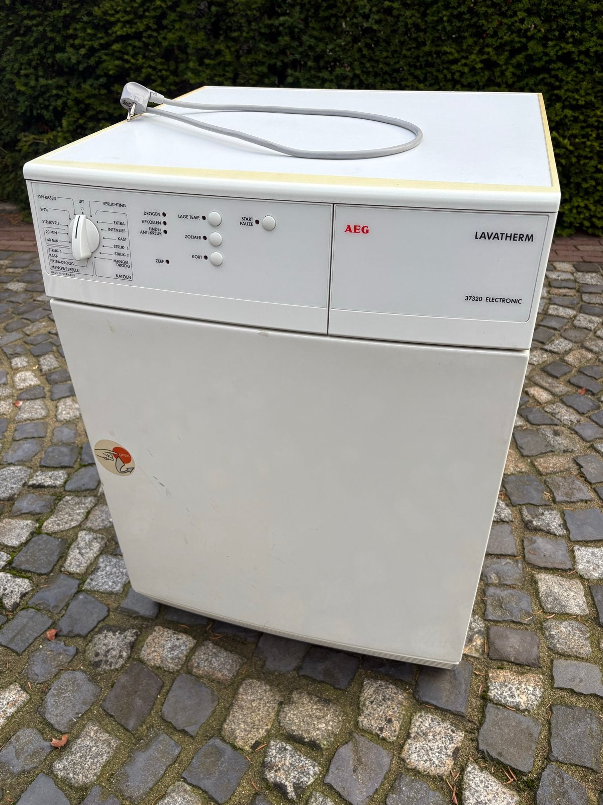AEG Lavatherm 37320 Electronic droger, Witgoed en Apparatuur, Ophalen, 6 tot 8 kg, Gebruikt, Luchtafvoer