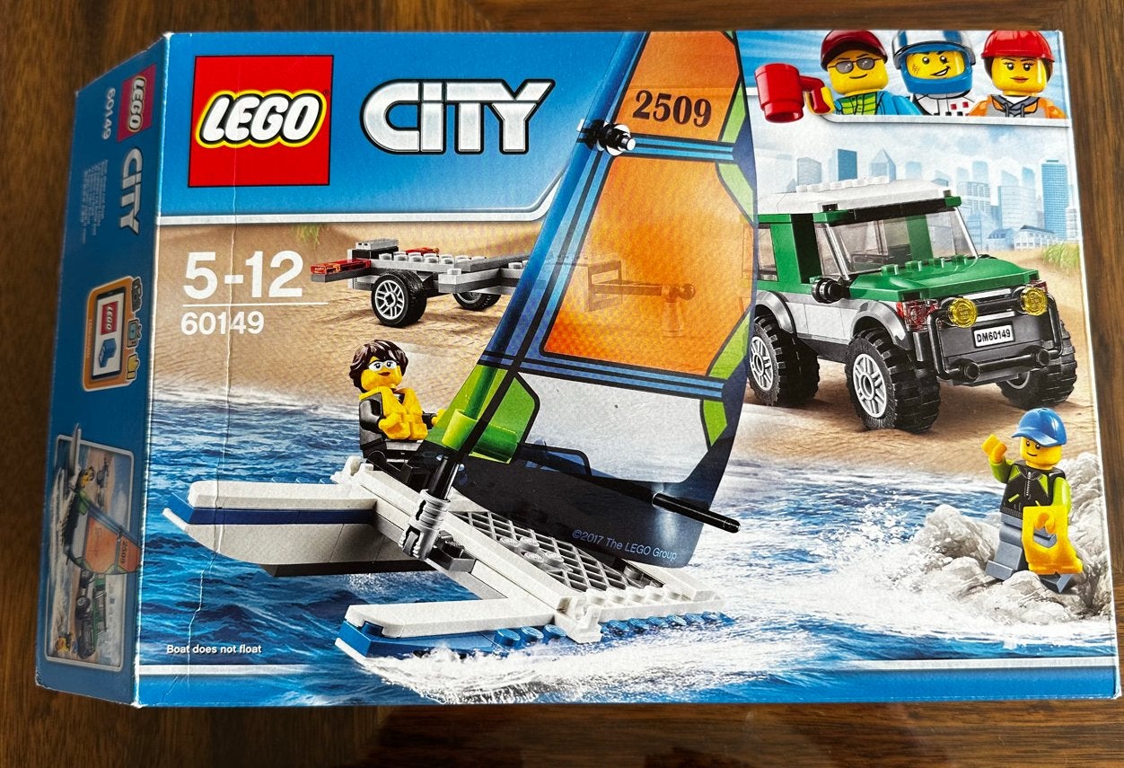 LEGO City Set 60149 Zeilboot & 60058 SUV met Jetski's, City, Lego, Ophalen of Verzenden, Zo goed als nieuw