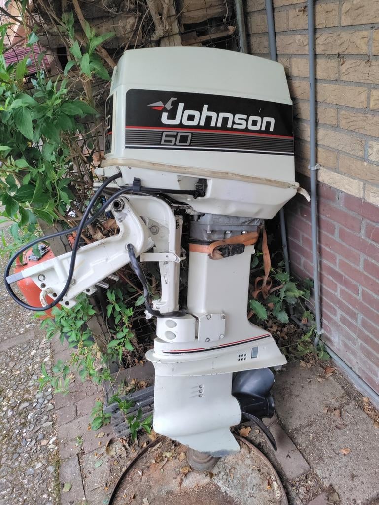 Johnson Buitenboord motor 60 Pk, Watersport en Boten, Ophalen, Gebruikt, 30 pk of meer, Elektrische start