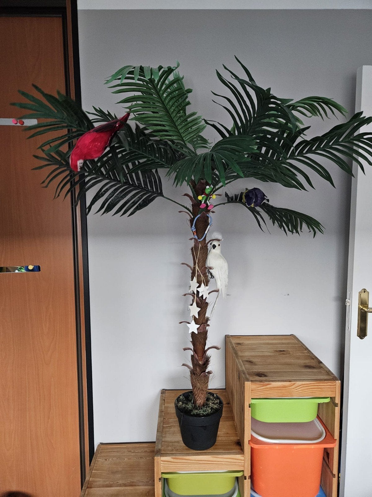 Kunstpalm Kunstmatige kokospalm 110x130, Ophalen