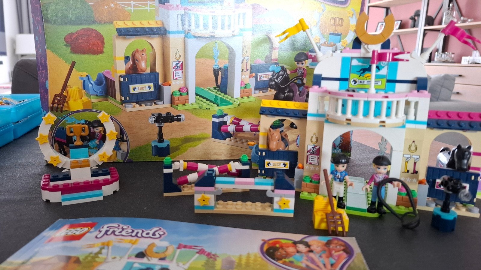 Lego Friends paarden concours/hindernis 41367, Lego, Inclusief accessoires, Friends, Ophalen of Verzenden