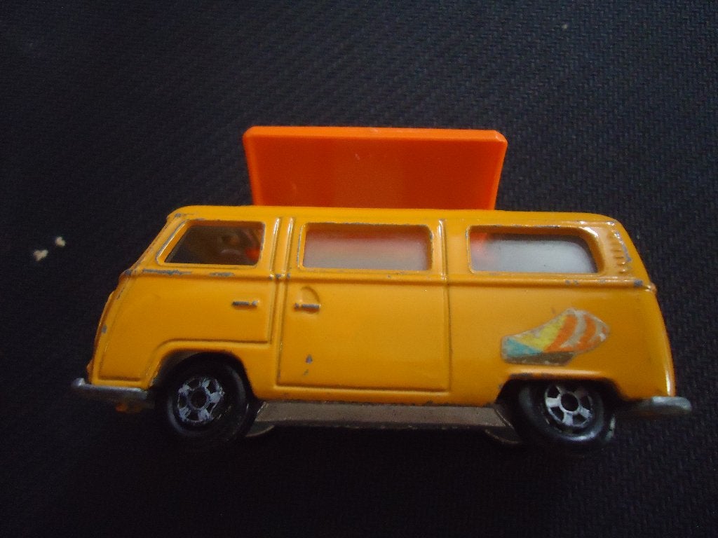 Matchbox VW Dormobile NR.23 +Turbo Fury nr69 1973 Rolamatics, Verzenden, Zo goed als nieuw, Auto