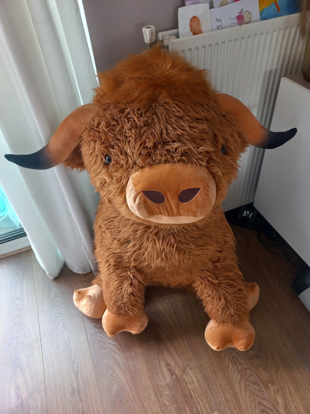 Grote Schotse Hooglander knuffel / zitzak xxl, Ophalen