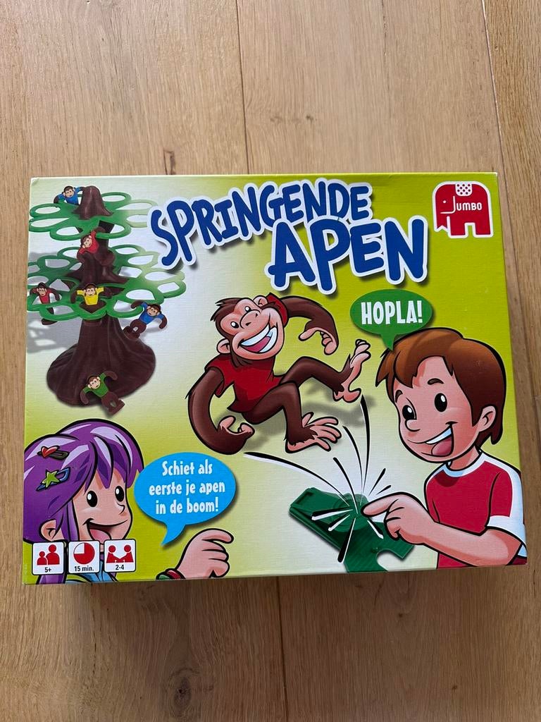 Spel Springende Apen, Drie of vier spelers, Ophalen, Gebruikt