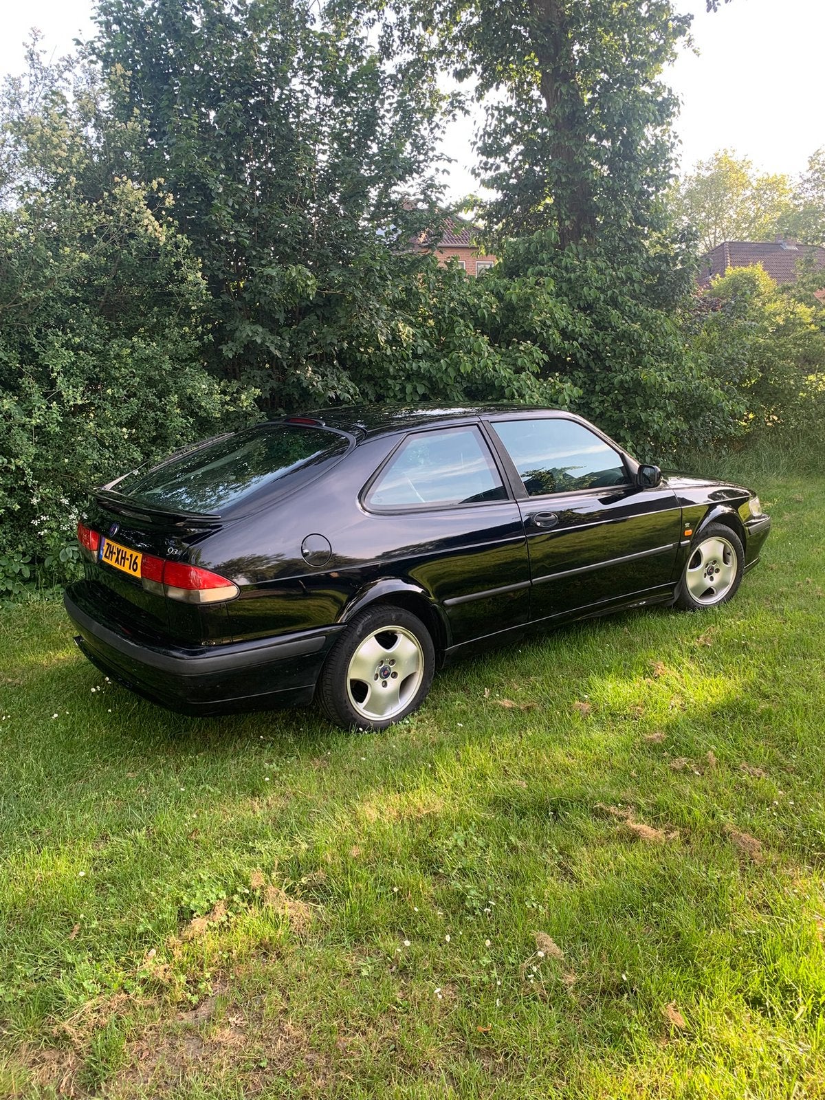 Saab 9-3 2.0 Turbo Coupé AUT 1999 Zwart, Zwart, Leder, Particulier, Te koop