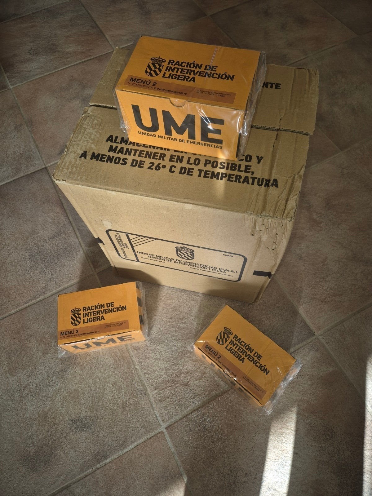 Uniek Spaans Militair Rantsoen (UME Racion Spanje) - MRE, Ophalen of Verzenden