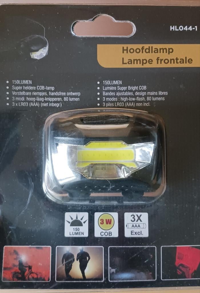 Hoofdlamp led, Ophalen of Verzenden, Nieuw, Batterij