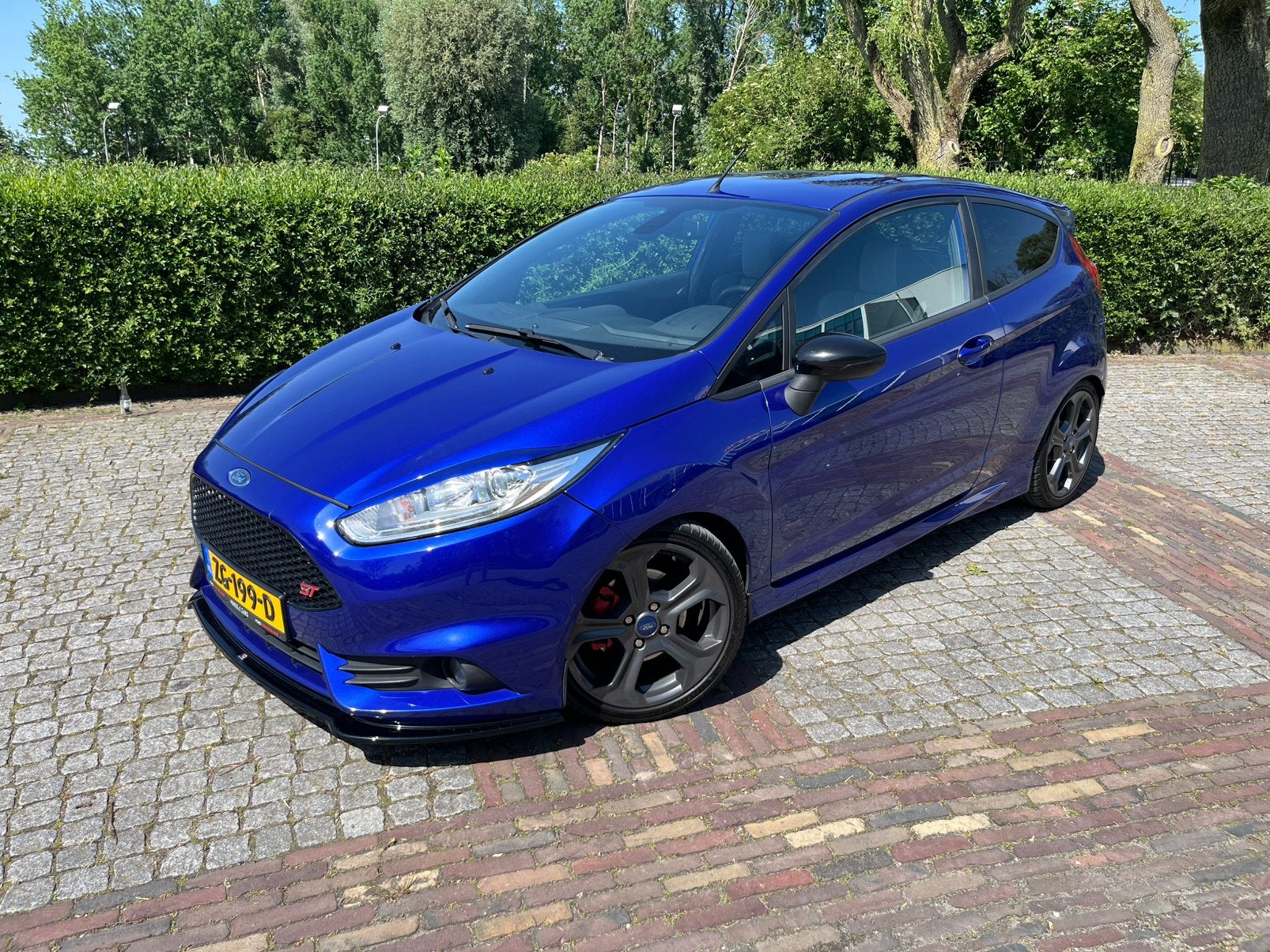 Ford Fiësta ST 1.6 Ecoboost 134KW/182PK 3D 2015 Blauw, Auto's, Ford, Voorwielaandrijving, 1596 cc, 1063 kg, 4 cilinders