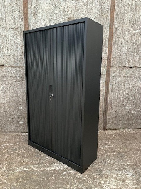Roldeurkasten 198x120x43cm + 4 legborden | Eigen voorraad, 100 tot 150 cm, Nieuw, Ophalen of Verzenden, Met slot