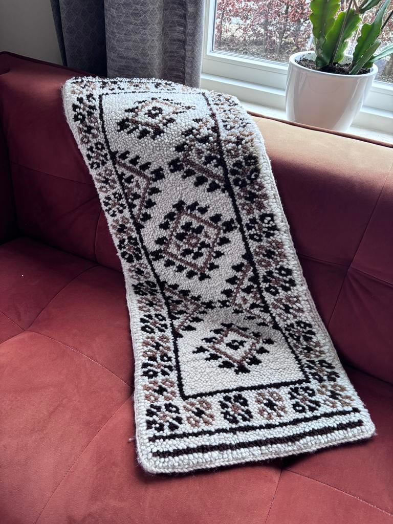 Vintage retro kelim, vloerkleed, kleed tapijt, berber Perzië, Huis en Inrichting, Stoffering | Tapijten en Kleden, Minder dan 50 cm