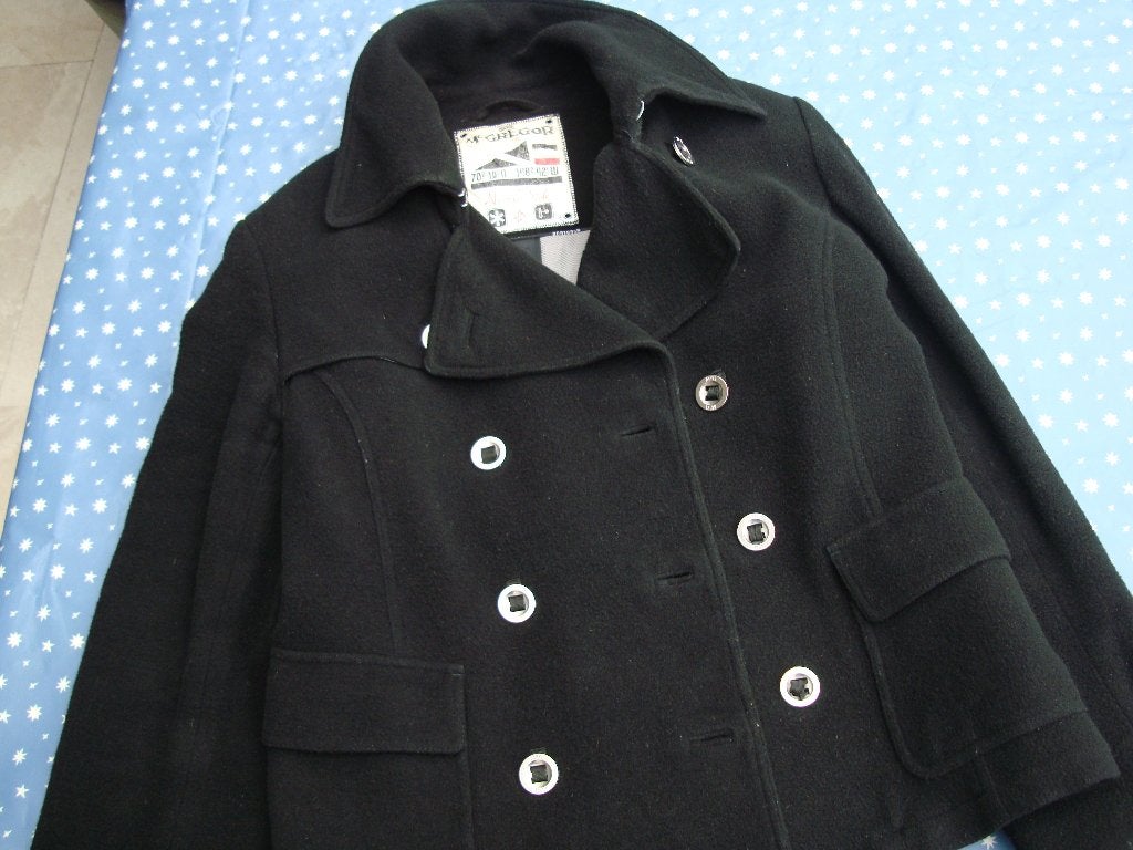 Dames McGregor double breasted peacoat zwart maat M 38 40, Kleding | Dames, Maat 38/40 (M), McGregor, Zwart, Ophalen of Verzenden