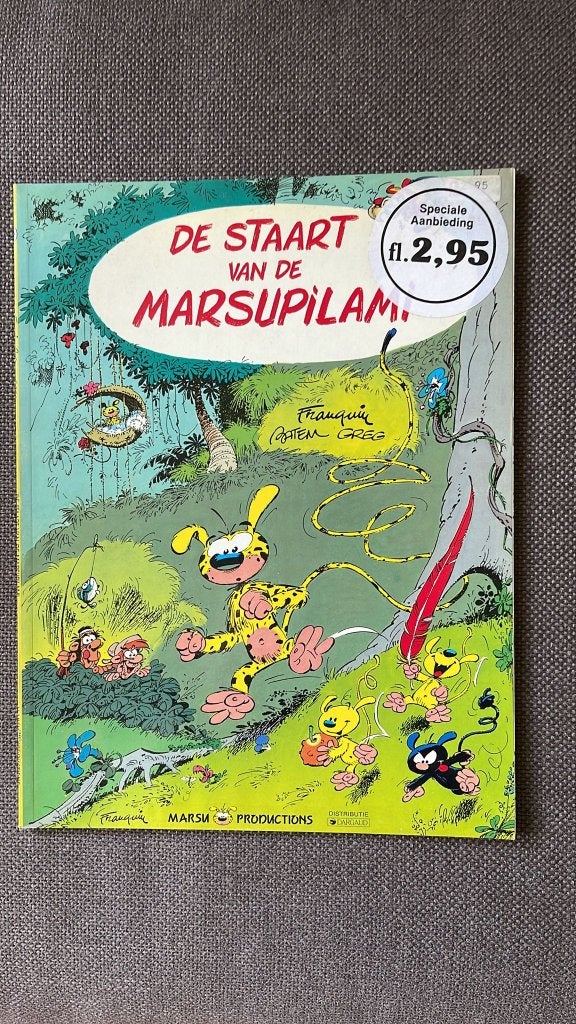 Stripboek: De staart van de Marsupilami, Boeken, Eén stripboek, Ophalen of Verzenden, Gelezen