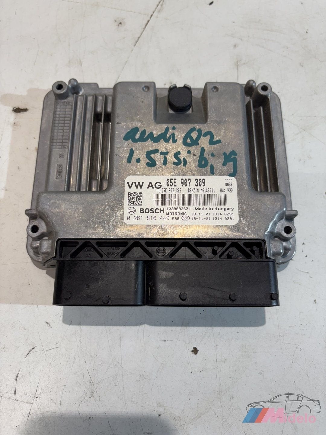 AUDI Q2 COMPUTER MOTORMANAGEMENT 05E907309, Auto-onderdelen, Elektronica en Kabels, Gebruikt, -, -, -